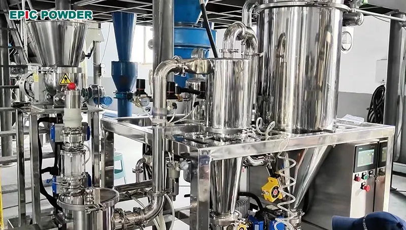 Ultrafijne verwerking van maïszetmeel