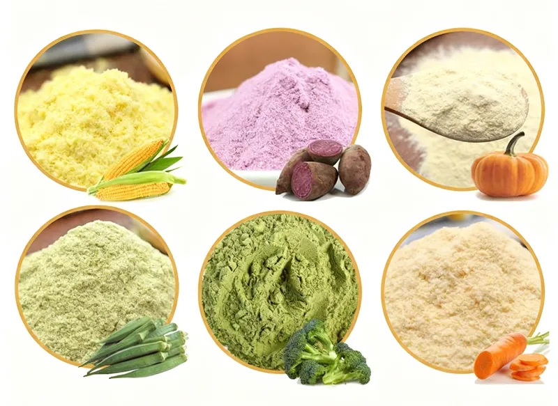 frutas e vegetais liofilizados moagem ultrafina