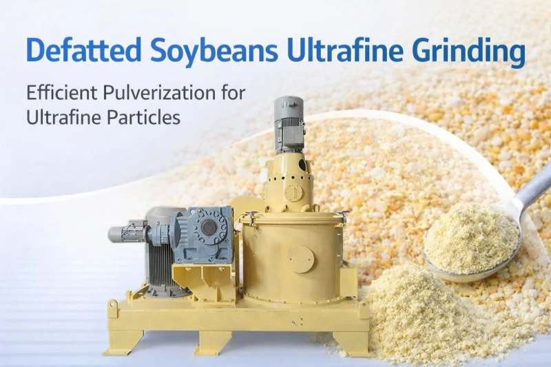 Defatted Soybeans Ultrafine Grinding