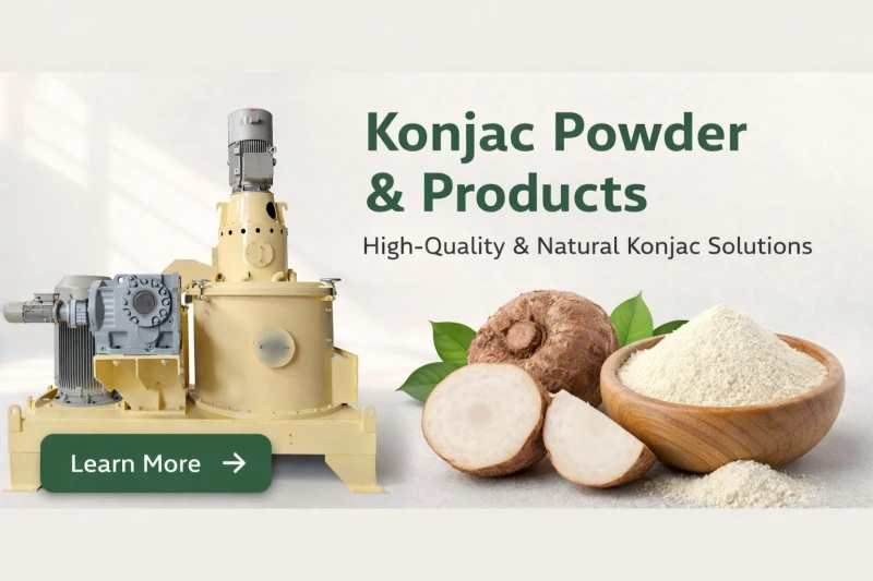 ACM for Konjac Ultrafine Grinding