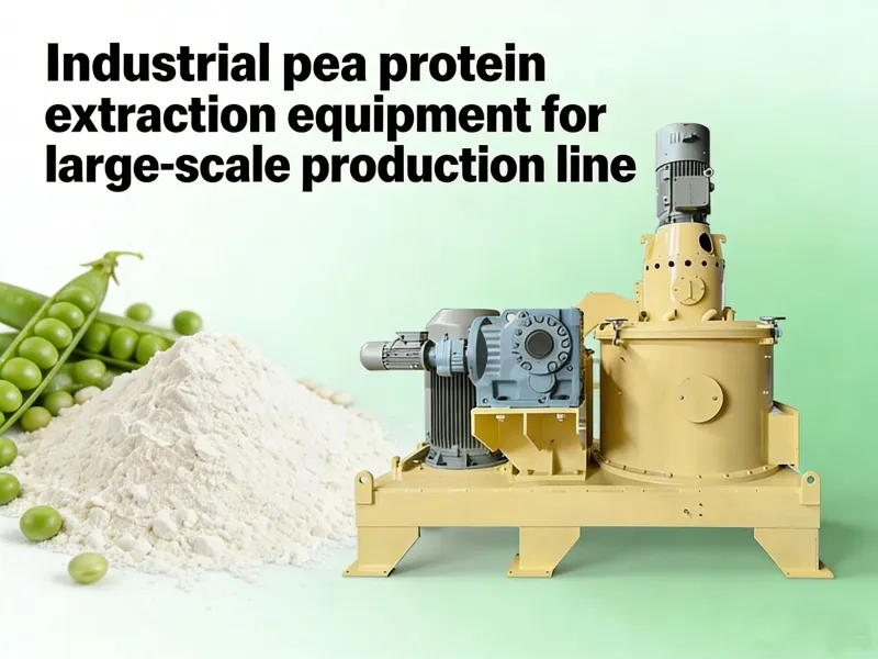 Industrielle Erbsenprotein-Extraktionsanlagen für die großtechnische Produktionslinie